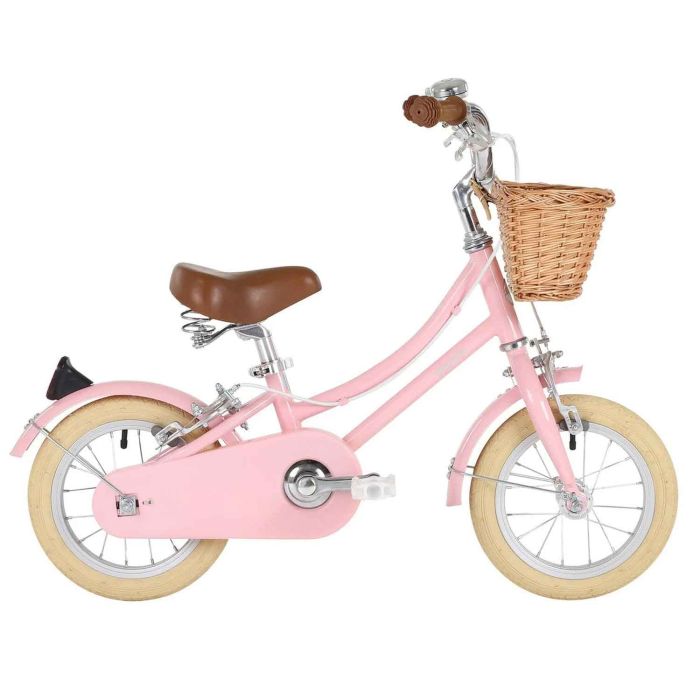 Vélo Gingersnap 12 pouces rose pour enfant 2 à 4 ans - Bobbin