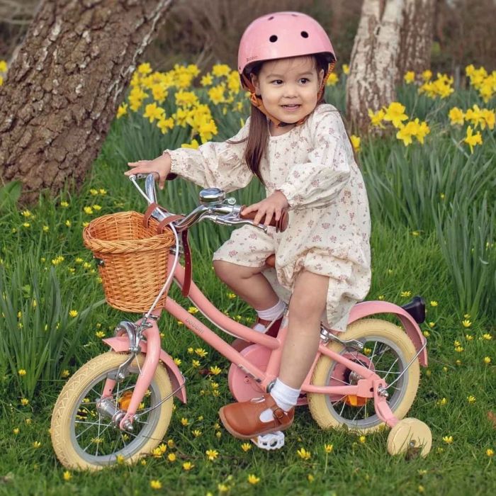 Vélo Gingersnap 12 pouces rose pour enfant 2 à 4 ans - Bobbin