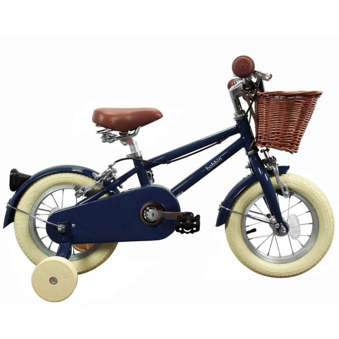 Vélo rétro Moonbug bleu marine Bobbin pour les enfants 2-4 ans